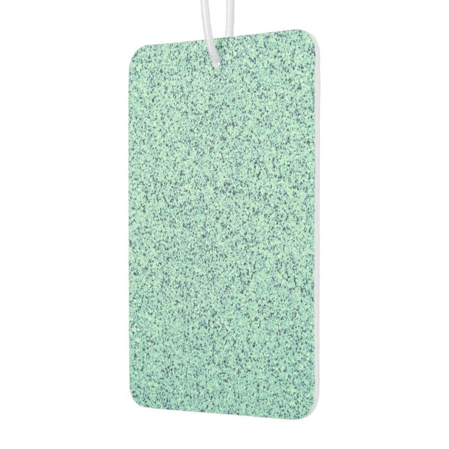 Pastel Spring Green Concrete Texture Air Freshener (Left)