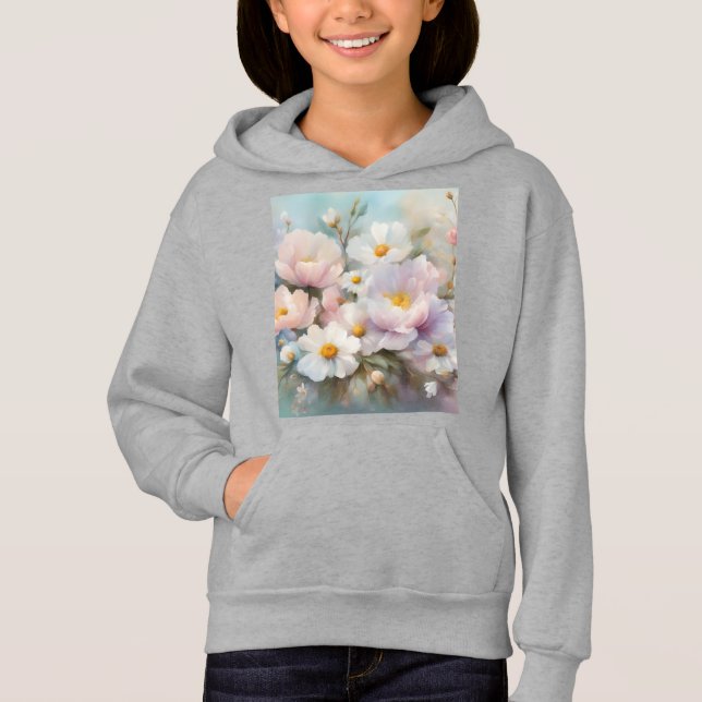 Pastel Spring Kid's Hoodie (Front)