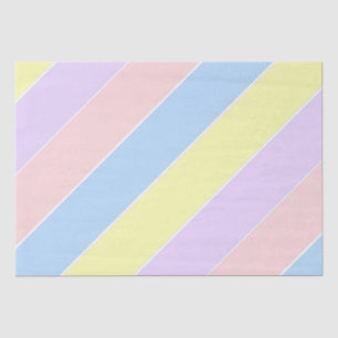 Pastel Spring Stripes   Tissue Paper