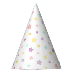 Pastel Stars Party Hat