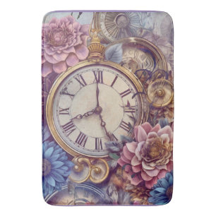 Pastel Steampunk Bath Mat