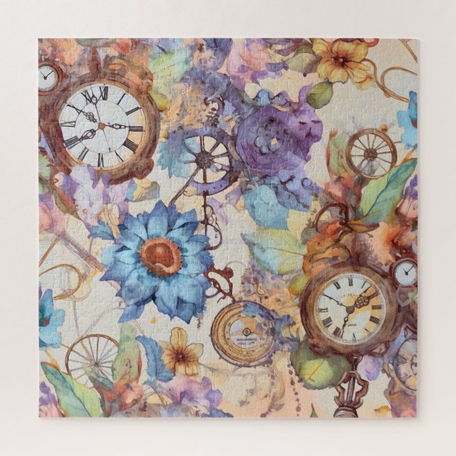 Pastel Steampunk Puzzle (Vertical)