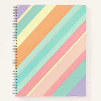 Pastel Stripe Notebook