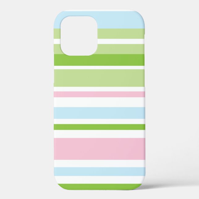 Pastel Stripe Tough Case-Mate iPhone Case (Back)