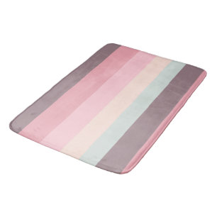 Pastel Stripes Bath Mat