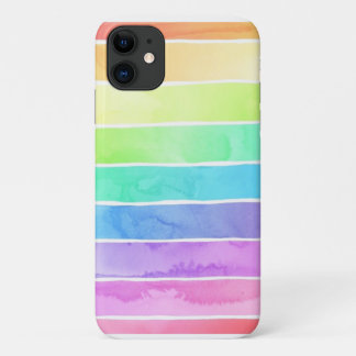 Pastel Stripes Design iPhone 11 Case