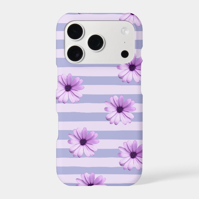 Pastel stripes pattern with Daisies (Back)