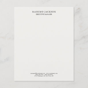 Pastel Stylish Classical Plain Simple Professional Flyer