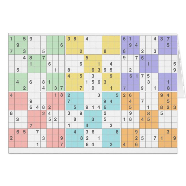 pastel sudoku (Front Horizontal)