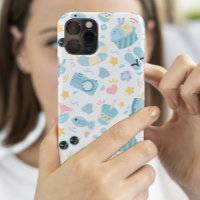 Pastel Summer Beach Pattern 
