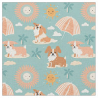 Pastel Summer Days at the Beach with the Doggos