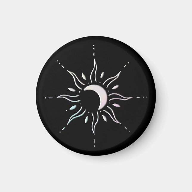 Pastel Sun  Magnet (Front)