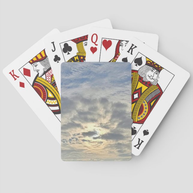 Pastel Sunrise Playing Cards (Back)