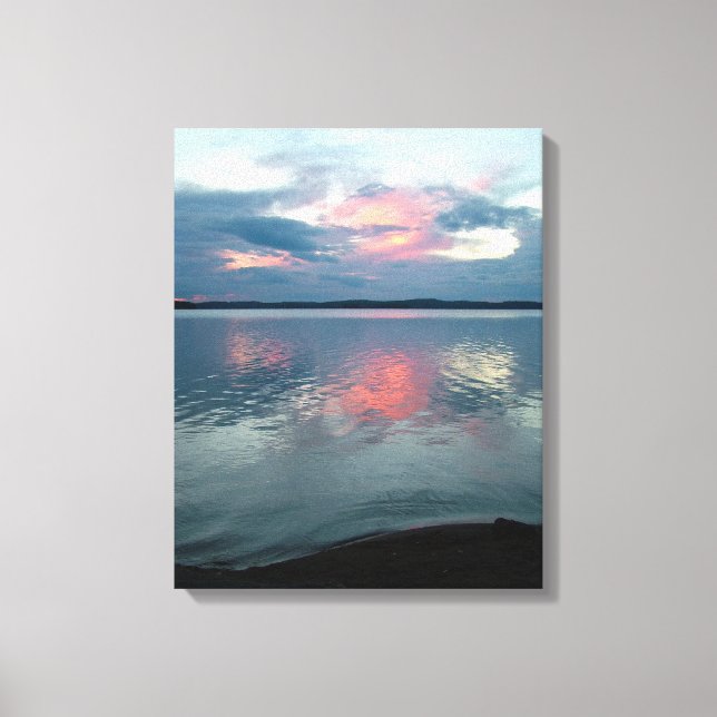 Pastel Sunset custom canvas print (Front)