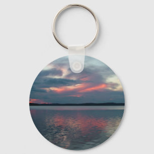 Pastel Sunset custom key chain