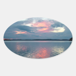 Pastel Sunset custom stickers