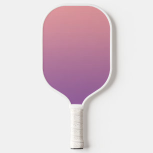Pastel Sunset Pink Purple Ombre Gradient Pickleball Paddle