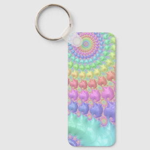 Pastel Swirl - Keychain