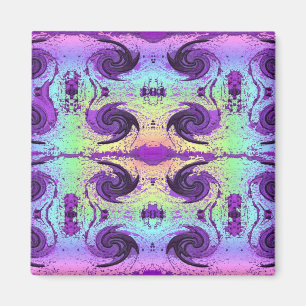 pastel swirls magnet