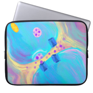 Pastel Synapse Laptop Sleeve