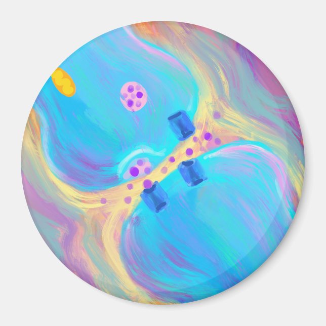 Pastel Synapse Magnet (Front)
