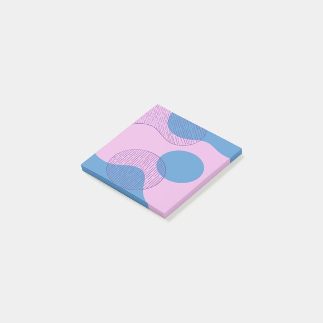 Pastel synthwave vaporwave retro post it notes (Angled)