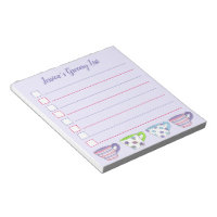 Pastel Tea Party Cups Teacups Cuppa Grocery List