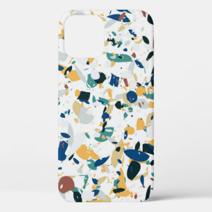 Pastel Terrazzo: Modern Abstract Pattern. iPhone 12 Case