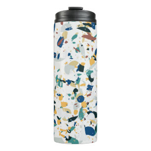 Pastel Terrazzo: Modern Abstract Pattern. Thermal Tumbler