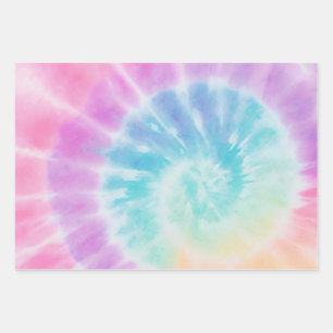 Pastel Tie-Dye Wrapping Paper
