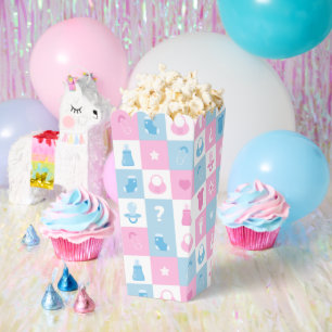 Pastel Tiny Icons Baby Showers & Gender Reveals Favor Box