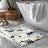 Pastel tones retro geometric pattern