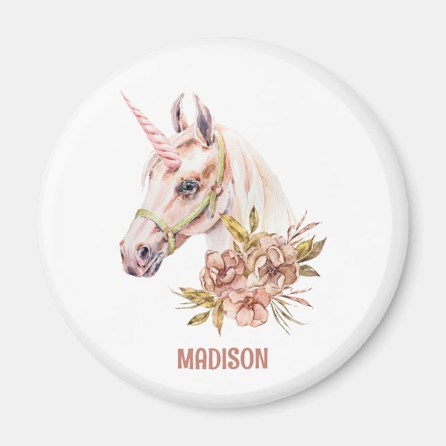 Pastel Tones Unicorn  Magnet (Front)