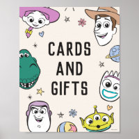 Pastel Toy Story Characters Baby Shower