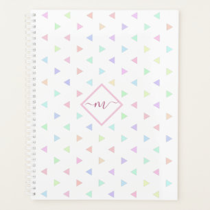 Pastel Triangles Motif Multicolor