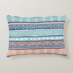 Pastel tribal Navajo: seamless pattern. Accent Pillow