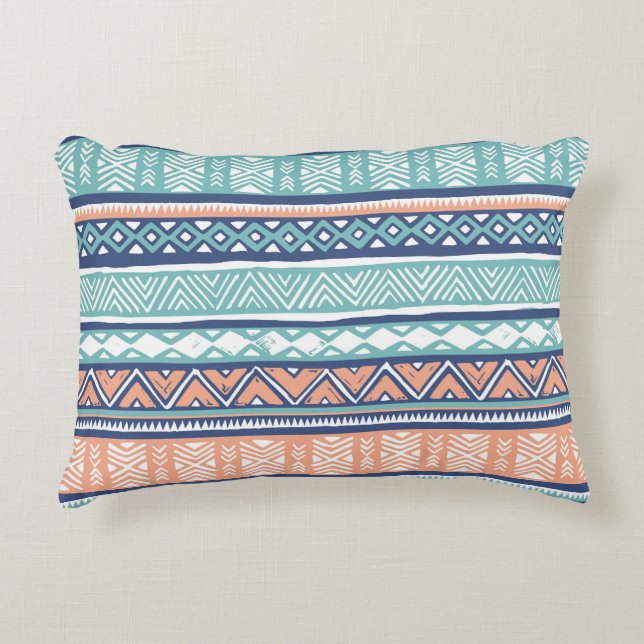 Pastel tribal Navajo: seamless pattern. Accent Pillow (Front)