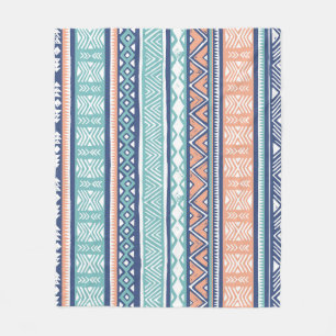 Pastel tribal Navajo: seamless pattern. Fleece Blanket
