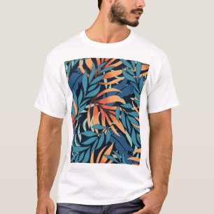 Pastel Tropical Abstract Botanicals T-Shirt