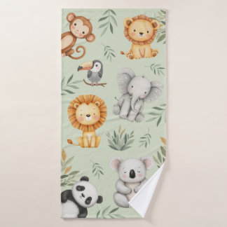 Pastel Tropical Wild Jungle Safari Animaux