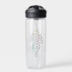 Pastel Unalome water bottle