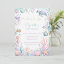 Pastel Under The Sea Baby Shower 