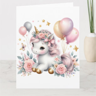 Pastel Unicorn Card