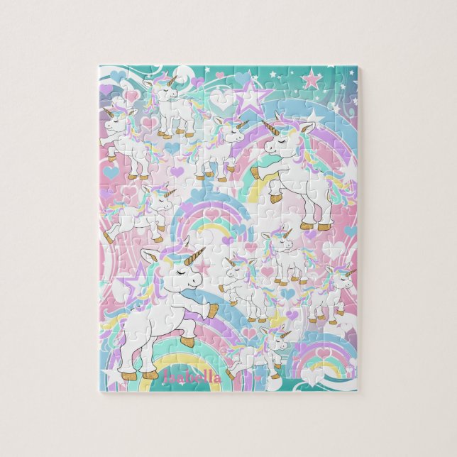Pastel Unicorn Jigsaw Puzzle (Vertical)