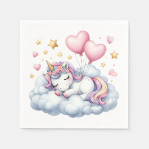 Pastel Unicorn  Napkin