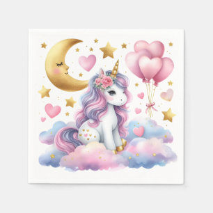 Pastel Unicorn Napkin
