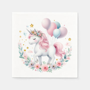 Pastel Unicorn  Napkin