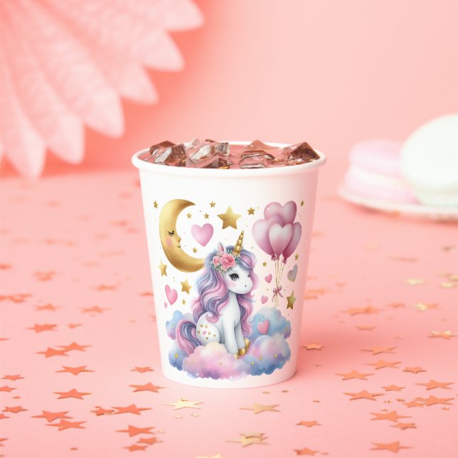 Pastel Unicorn  Paper Cups (Insitu)