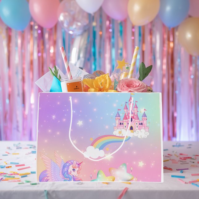 Pastel Unicorn Princess Gift Bag (Creator Uploaded)