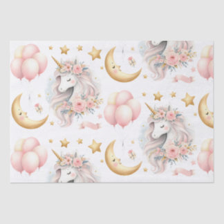 Pastel Unicorn Tissue Paper